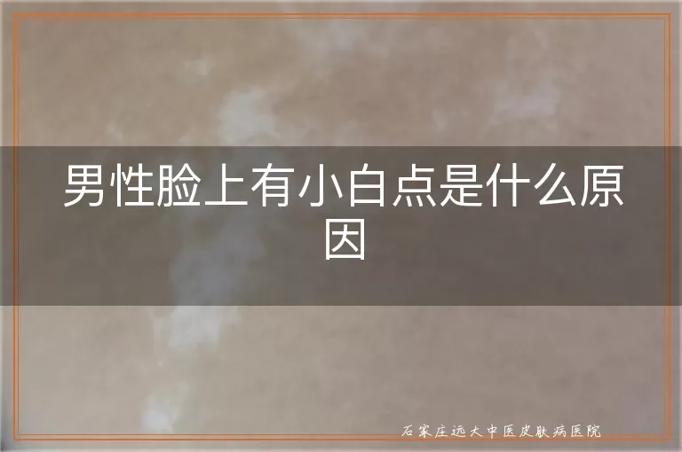 男性脸上有小白点是什么原因